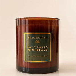 Palo Santo Mint & Sage Artisan Candle