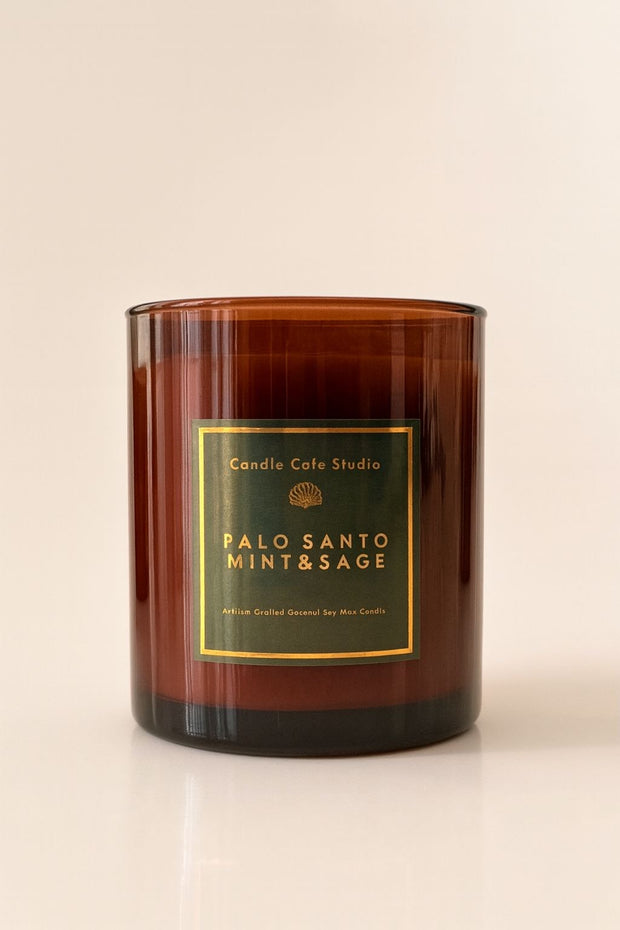 Palo Santo Mint & Sage Artisan Candle