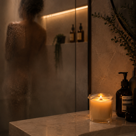 Massage Lotion Candle- Cashmere Amber