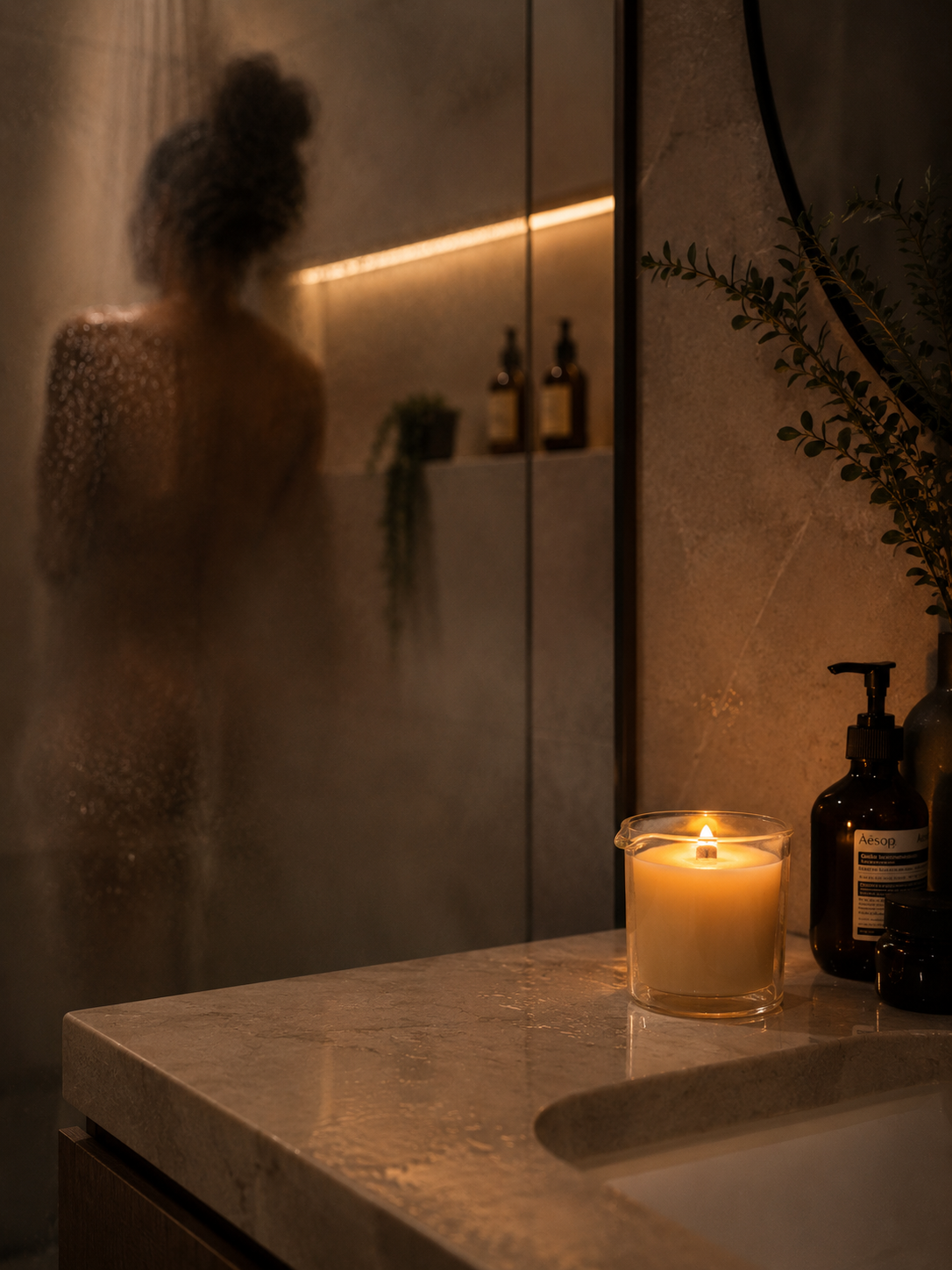 Massage Lotion Candle- Cashmere Amber