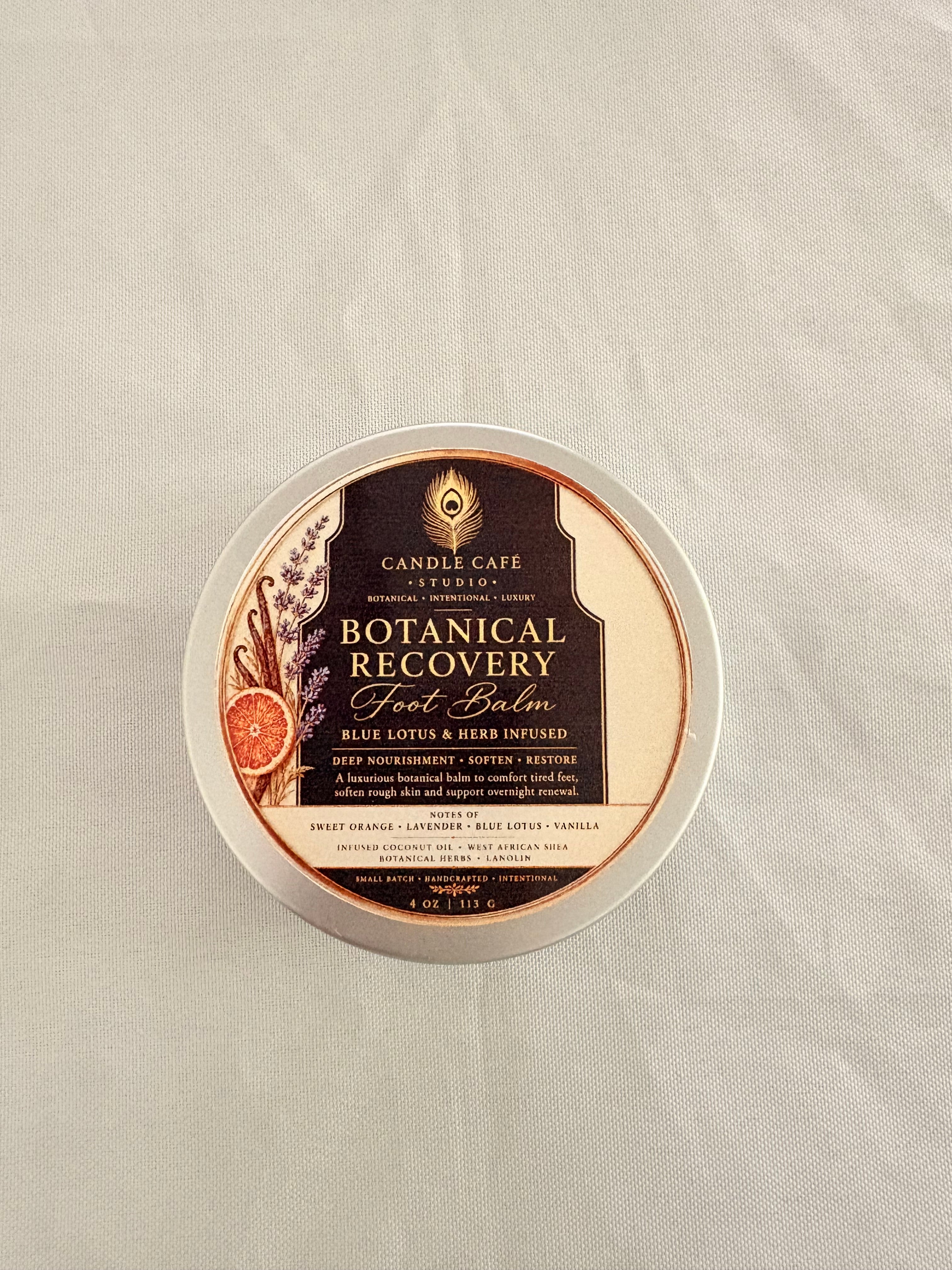 Botanical Recovery Foot Balm Blue Lotus & Herb Infused