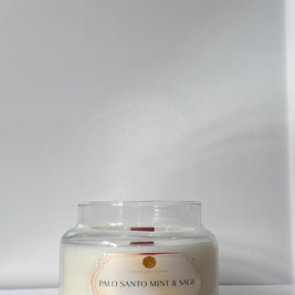 Palo Santo Mint & Sage Candle- The Estates Collection