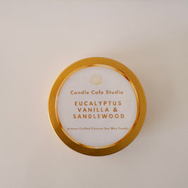 Eucalyptus, Vanilla, & Sandalwood Artisan Candle
