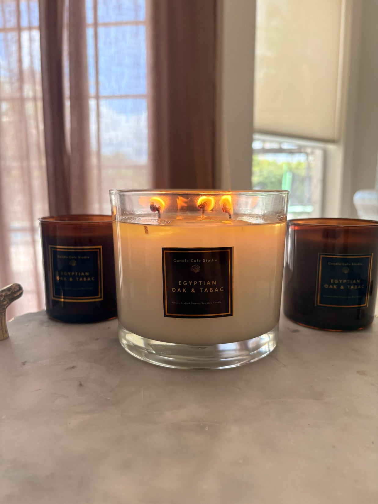 Egyptian Oak & Tabac Artisan Candle