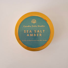 Sea Salt Amber Artisan Candle