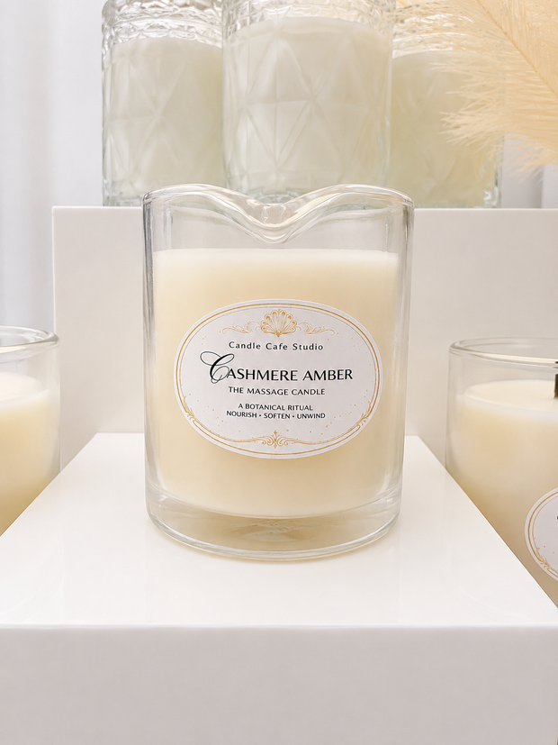 Massage Lotion Candle- Cashmere Amber
