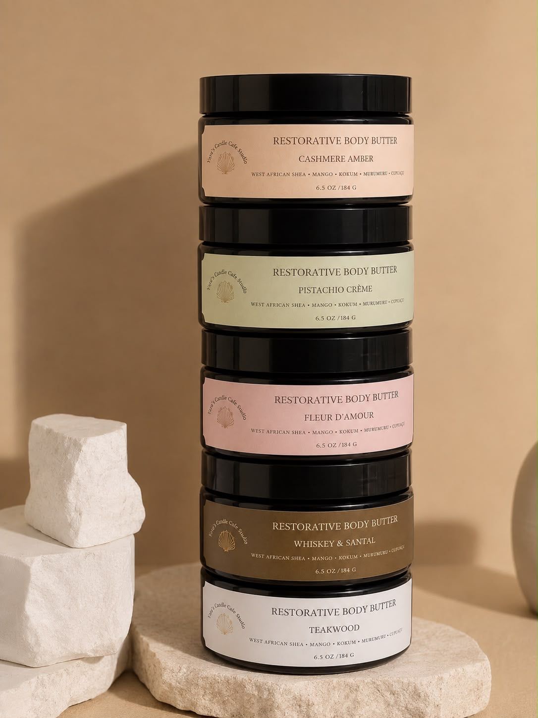 Five Botanical Butters. One Unforgettable Skin Experience.