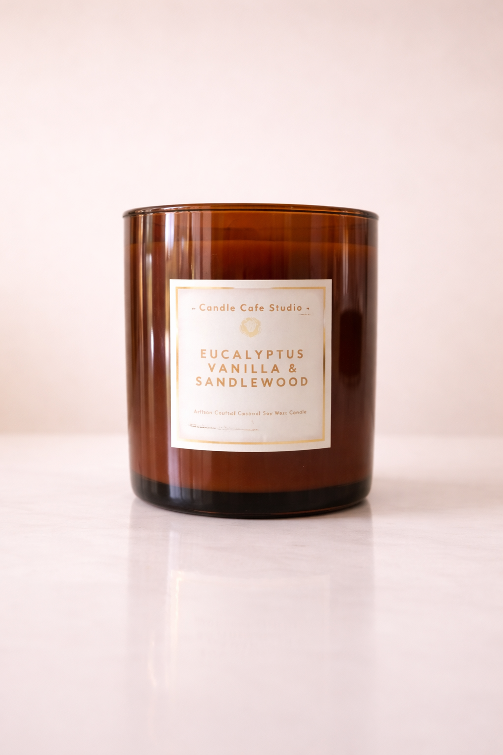 Eucalyptus, Vanilla, & Sandalwood Artisan Candle
