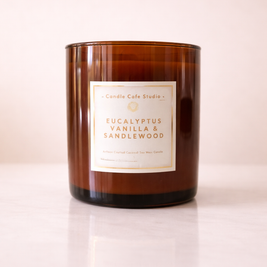Eucalyptus, Vanilla, & Sandalwood Artisan Candle