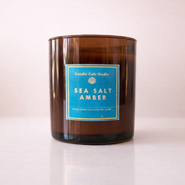 Sea Salt Amber Artisan Candle