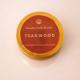 Teakwood Artisan Candle