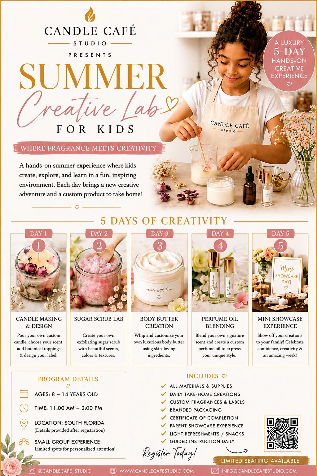 Summer Creative Lab for Kids- 5 Days