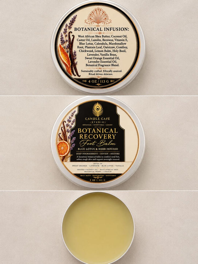 Botanical Recovery Foot Balm Blue Lotus & Herb Infused