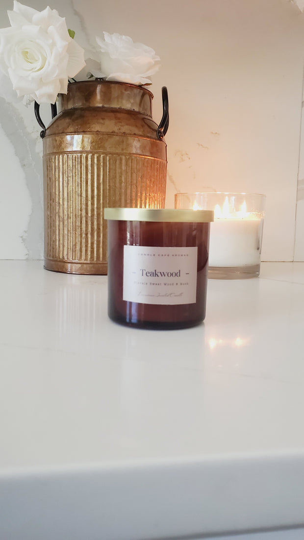 Teakwood Woodwick Candle