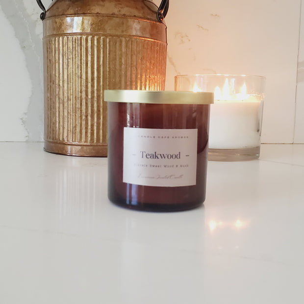 Teakwood Woodwick Candle
